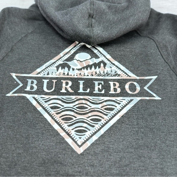 Burlebo Soft Fleece Lined Signature Logo Camo Hoodie - Picture 4 of 8